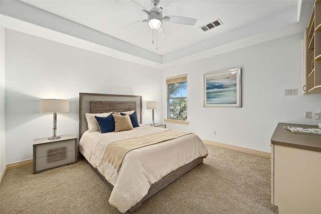 114 Flying Scot St, Lakeway, TX 78734 - bedroom featuring light carpet, baseboards, and ceiling fan