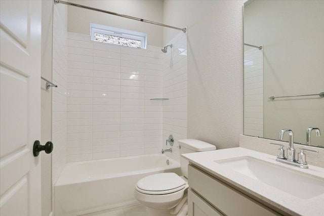 1409 S Brook Dr, Leander, TX 78641 - full bathroom featuring vanity and shower / tub combination