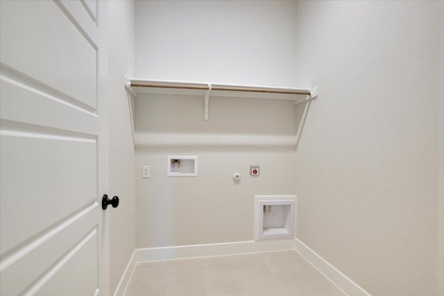 1409 S Brook Dr, Leander, TX 78641 - laundry area with hookup for a gas dryer, hookup for an electric dryer, and washer hookup