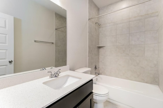 20411 Rockpark Ln, Lago Vista, TX 78645 - bathroom with vanity and bathtub / shower combination