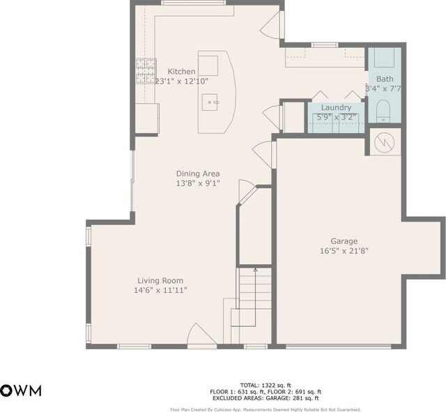 1145 Shady Ln Unit 1B, Austin, TX 78721 - home floor plan
