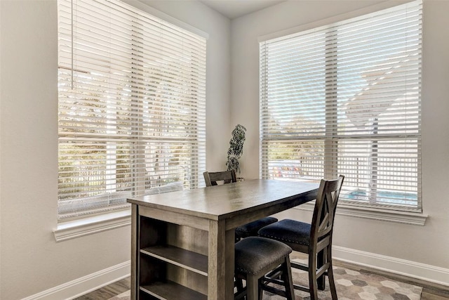 212 Tovas Secret Cv, Georgetown, TX 78628 - dining room with baseboards and wood finished floors