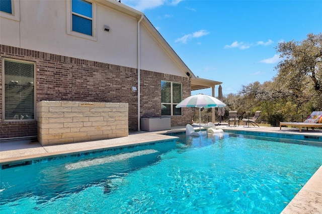 212 Tovas Secret Cv, Georgetown, TX 78628 - view of pool with a patio and a fenced in pool