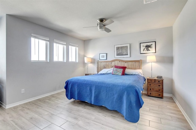 1813 Artesian Springs Xing, Leander, TX 78641 - bedroom with wood finish floors and ceiling fan