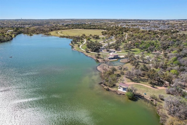 1813 Artesian Springs Xing, Leander, TX 78641 - aerial view of property's location with a large body of water