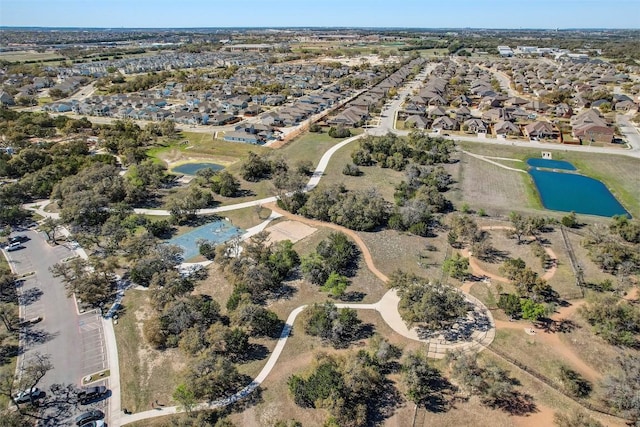 1813 Artesian Springs Xing, Leander, TX 78641 - aerial view of property and surrounding area with nearby suburban area