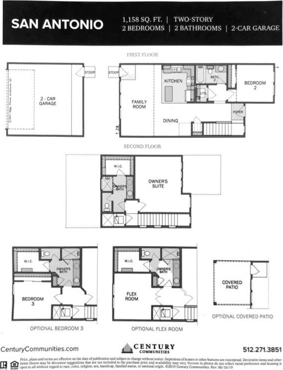 1813 Artesian Springs Xing, Leander, TX 78641 - view of home floor plan