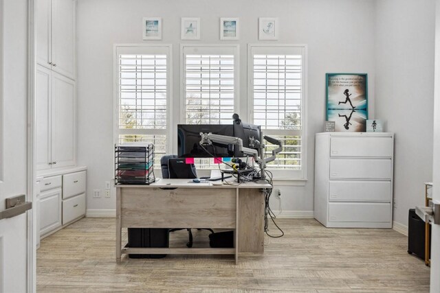 3801 Panther Hall, Leander, TX 78641 - office with light wood-style flooring