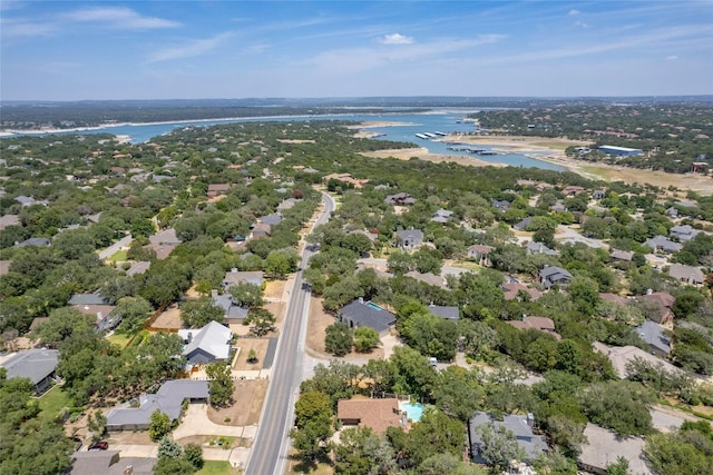 314 Hurst Creek Rd, Lakeway, TX 78734 - aerial view of residential area with a nearby body of water