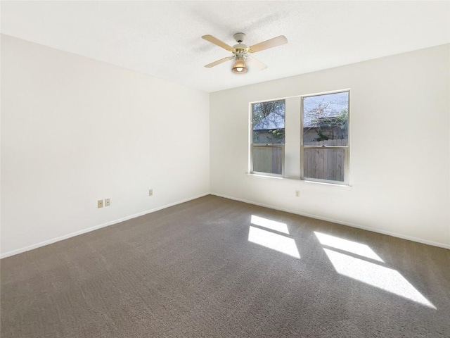 2603 Tracy Trl, Austin, TX 78728 - carpeted spare room featuring ceiling fan and baseboards