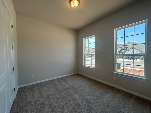 8217 Grenadier Dr, Austin, TX 78738 - empty room with dark carpet and baseboards