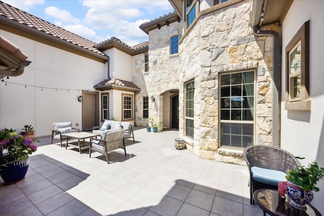1600 Morning Moon Cir, Austin, TX 78732 - view of patio / terrace featuring outdoor lounge area
