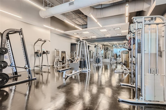 210 Lavaca St Unit 2312, Austin, TX 78701 - workout area with visible vents