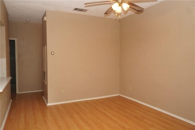 2706 Salado St Unit 210, Austin, TX 78705 - empty room with light wood-type flooring and ceiling fan
