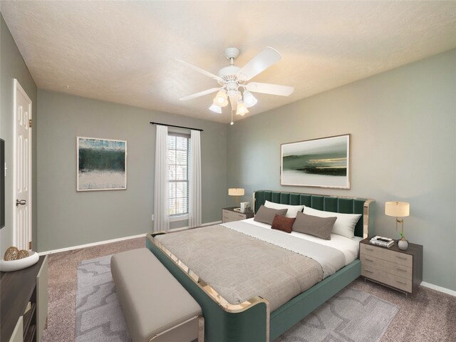 100 Stubblefield Dr, Elgin, TX 78621 - bedroom with carpet and a ceiling fan