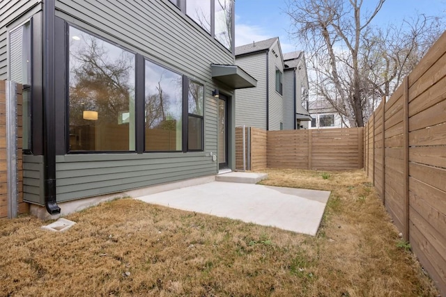 2209 Mcfly Pl, Austin, TX 78723 - exterior space featuring a fenced backyard and a patio