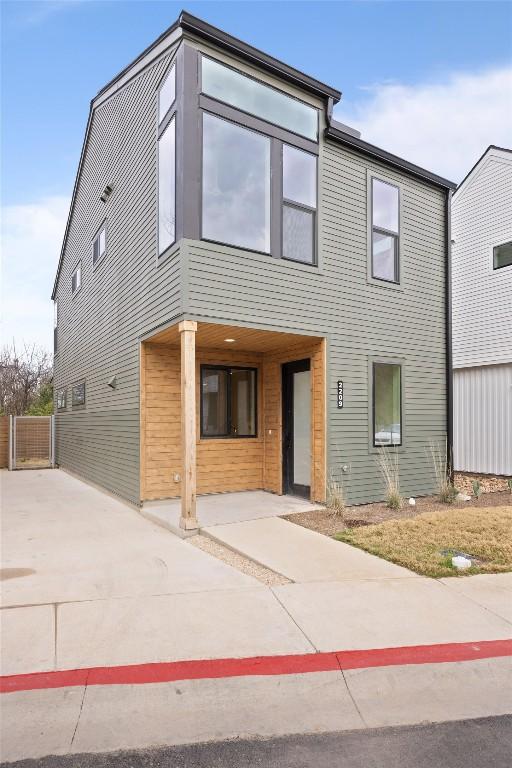 2209 Mcfly Pl, Austin, TX 78723 - view of contemporary house