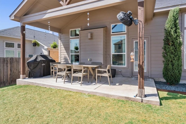 5833 Bianca Dr, Round Rock, TX 78665 - view of patio with a grill