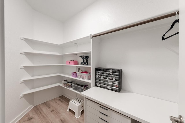 2233 Bravo Pass, Leander, TX 78641 - spacious closet featuring light wood-style flooring