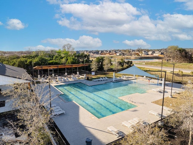 2233 Bravo Pass, Leander, TX 78641 - community pool featuring a patio