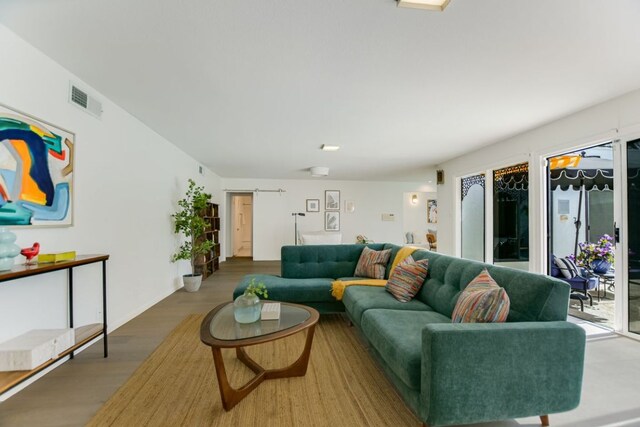 910 Old Stonehedge St, Austin, TX 78746 - living area featuring wood finished floors