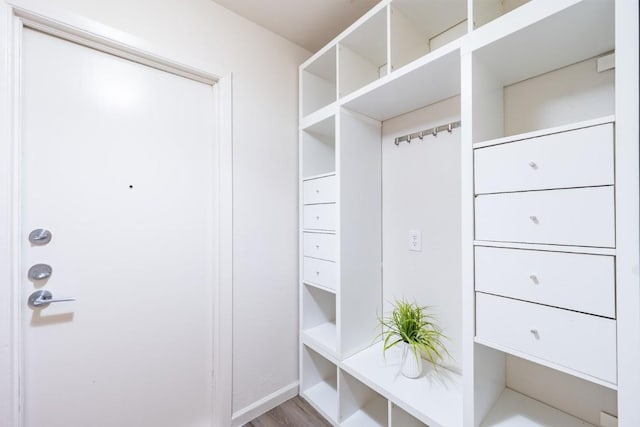 12303 Bainbridge Ln, Austin, TX 78750 - mudroom with wood finished floors