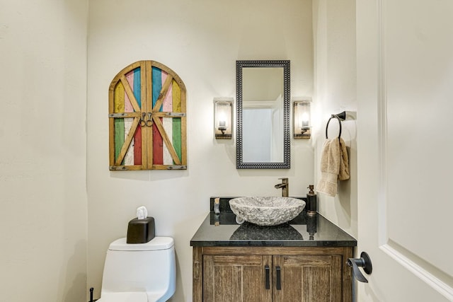 3012 Driftwood Ln, Horseshoe Bay, TX 78657 - half bath featuring vanity and toilet