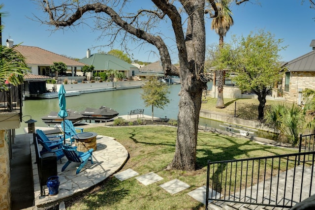 3012 Driftwood Ln, Horseshoe Bay, TX 78657 - view of grassy yard featuring a water view
