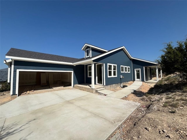 4004 Rockpark Cir, Leander, TX 78645 - ranch-style house with a garage and concrete driveway
