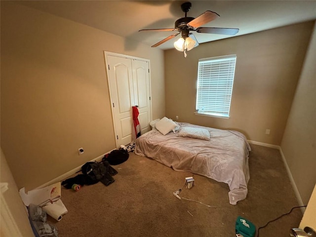 2316 Dovetail St, Pflugerville, TX 78660 - carpeted bedroom featuring baseboards and ceiling fan
