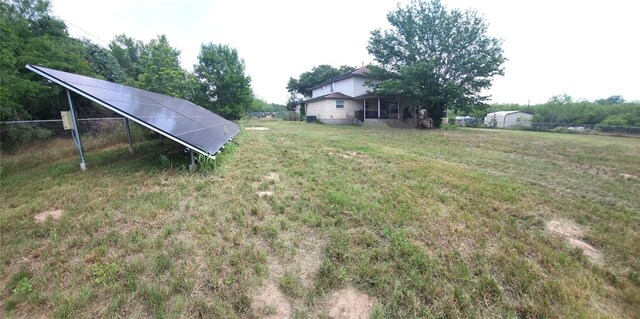 1149 State Highway 21 W Unit A, Cedar Creek, TX 78612 - view of yard with fence