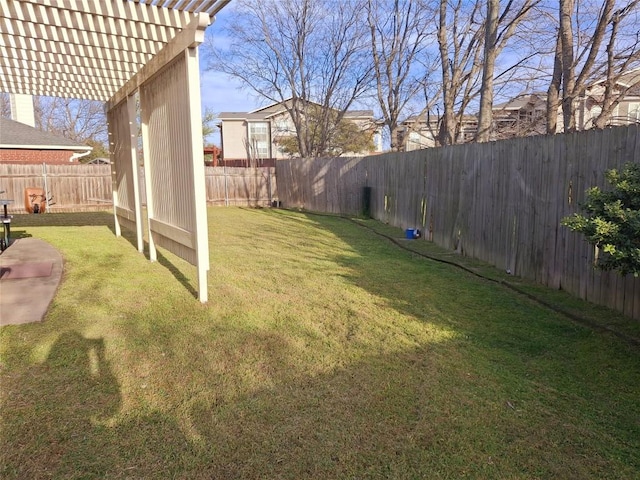 1709 Camas Dr, Austin, TX 78728 - fenced backyard featuring a pergola