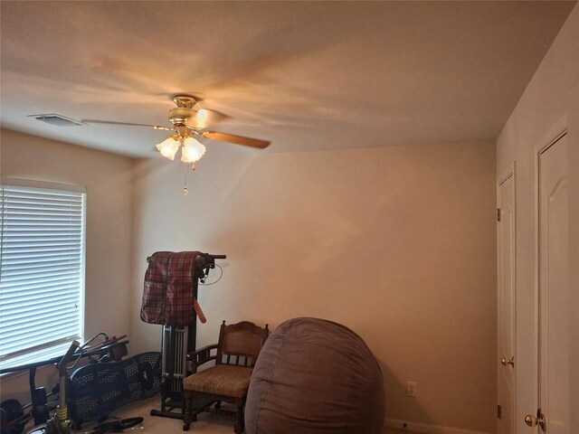 1709 Camas Dr, Austin, TX 78728 - sitting room with a ceiling fan