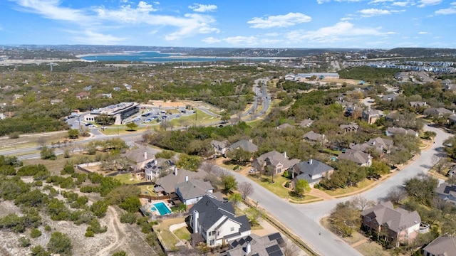 12029 Portobella Dr, Austin, TX 78732 - aerial view of property and surrounding area featuring nearby suburban area