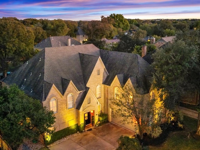 10105 Shinnecock Hills Dr, Austin, TX 78747 - view of aerial view at dusk