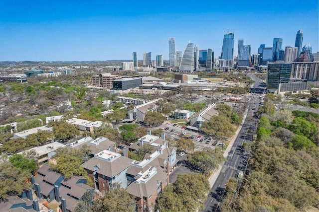 bird's eye view of a view of skyline