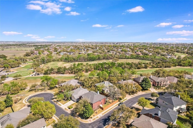 2535 Crenshaw Dr, Round Rock, TX 78664 - aerial view of property's location with nearby suburban area and a golf club