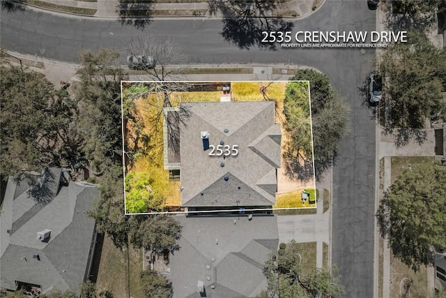 2535 Crenshaw Dr, Round Rock, TX 78664 - view of property location with property parcel outlined