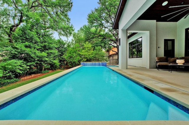 4704 Timberline Dr, Austin, TX 78746 - outdoor pool with a patio and outdoor lounge area