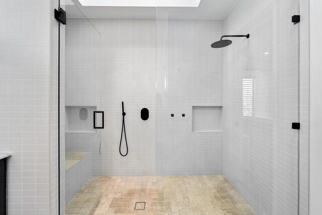 1411 Haskell St, Austin, TX 78702 - bathroom featuring a stall shower and vanity