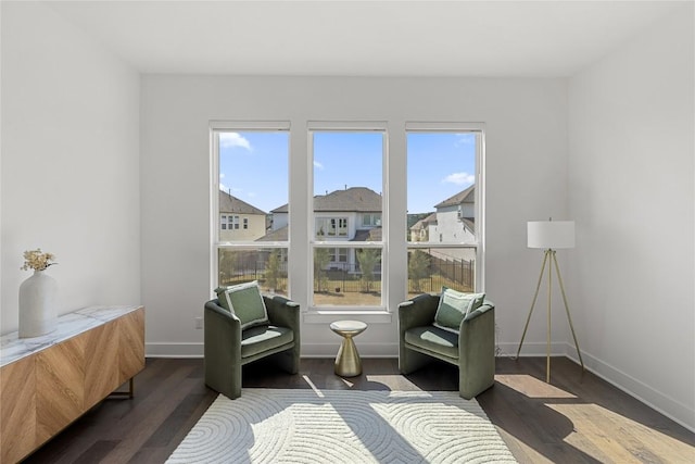 1005 Trevi Fontana, Leander, TX 78641 - living area with wood finished floors and baseboards