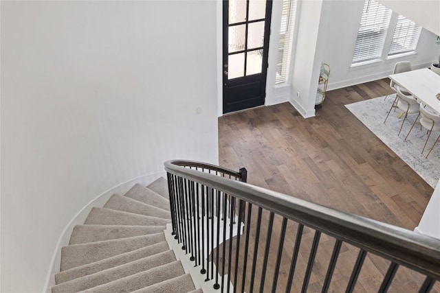 1005 Trevi Fontana, Leander, TX 78641 - entryway with stairs and wood finished floors