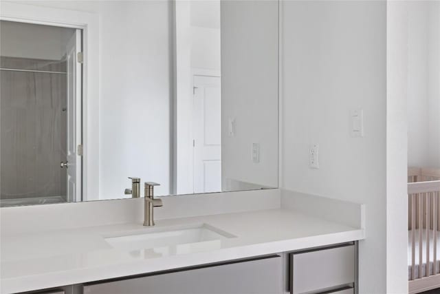 1005 Trevi Fontana, Leander, TX 78641 - bathroom featuring vanity and a shower