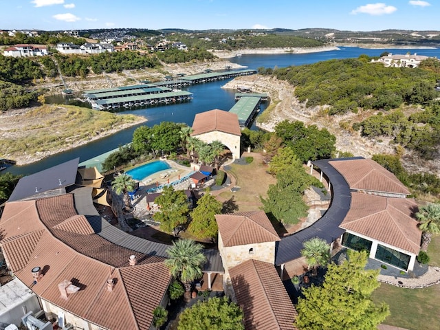 316 Hidden Beacon Bnd, Lakeway, TX 78738 - aerial view of a large body of water