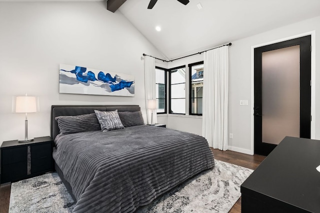 316 Hidden Beacon Bnd, Lakeway, TX 78738 - bedroom featuring wood finished floors, recessed lighting, a ceiling fan, and baseboards