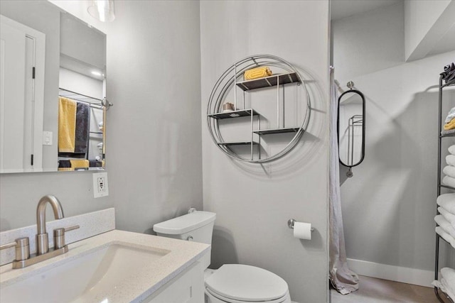 1905 Big Horn Dr, Austin, TX 78734 - bathroom with toilet and vanity