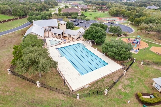 145 Gaston Dr, Bastrop, TX 78602 - aerial view