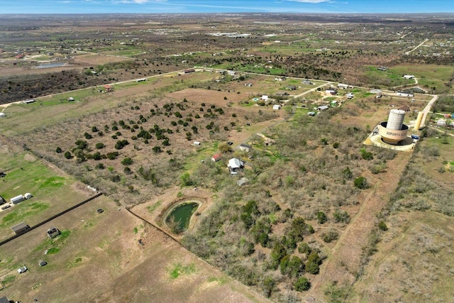 aerial view of property's location with rural landscape
