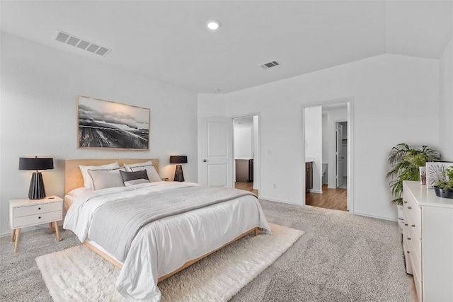 130 Carmello, Kyle, TX 78640 - bedroom with light colored carpet and recessed lighting