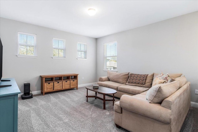 9003 Jodie Ln, Austin, TX 78748 - living area featuring healthy amount of natural light, light colored carpet, and baseboards